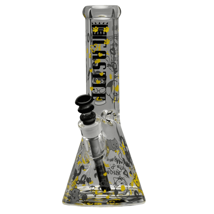 Castle Glass Works Kitty 12 Inch Charming Glass Bong