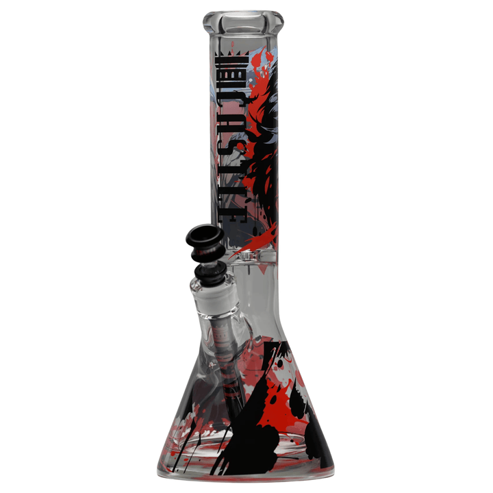 Castle Glass Works Raven 14 Inch Beaker Bong
