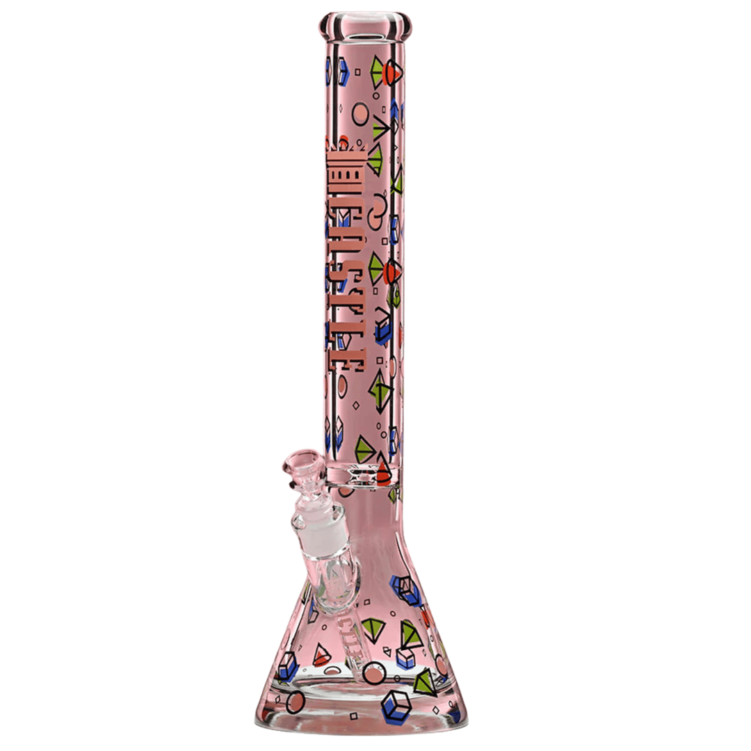 Castle Works Glass 18 Inch Shapes Style Beaker Bong - 9mm