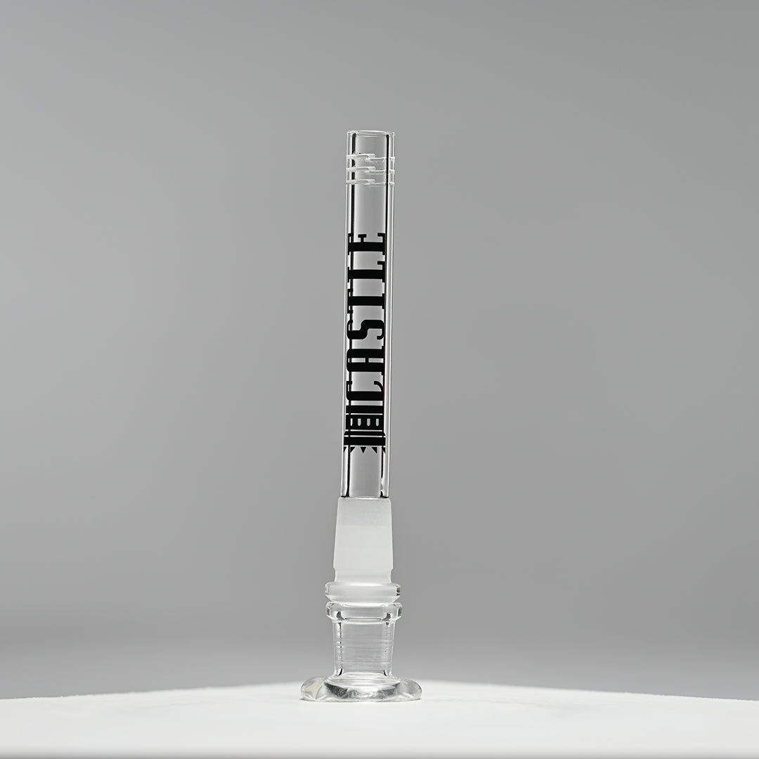 Castle Glass Works 5.75 Inch Diffused Downstem, 8-Slit