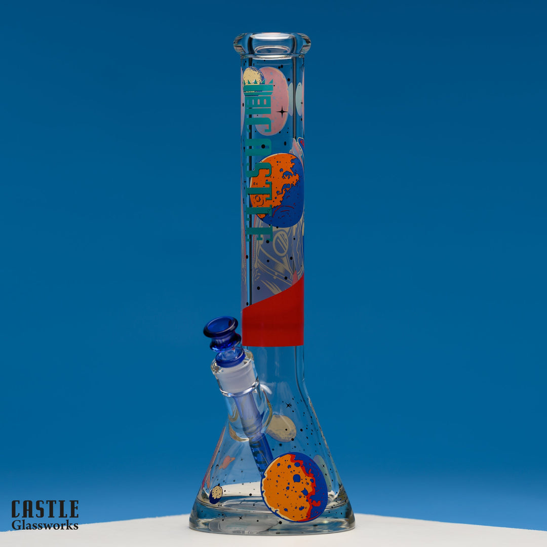 Castle Glass Works Space Case 16 Inch Interstellar Glass Bong