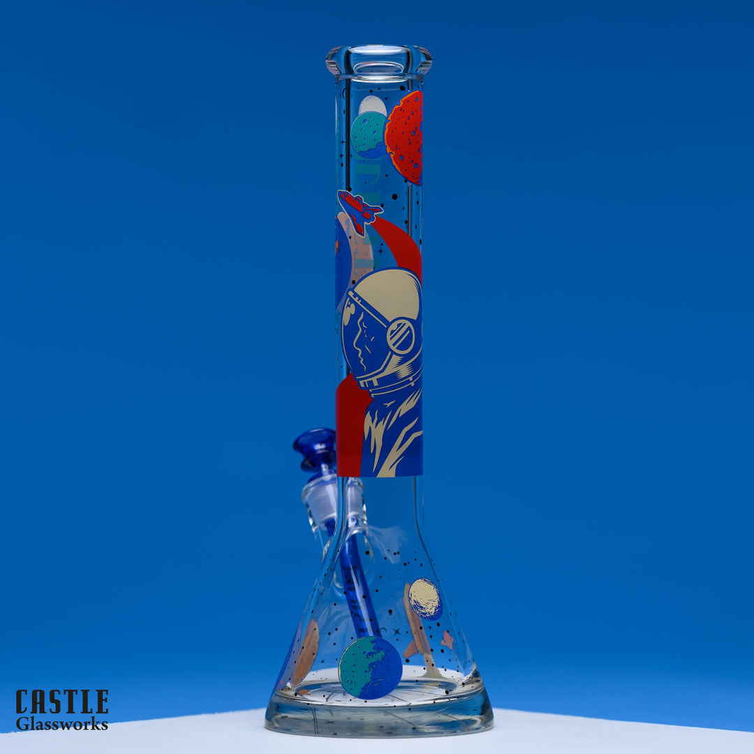 Castle Glass Works Space Case 16 Inch Interstellar Glass Bong