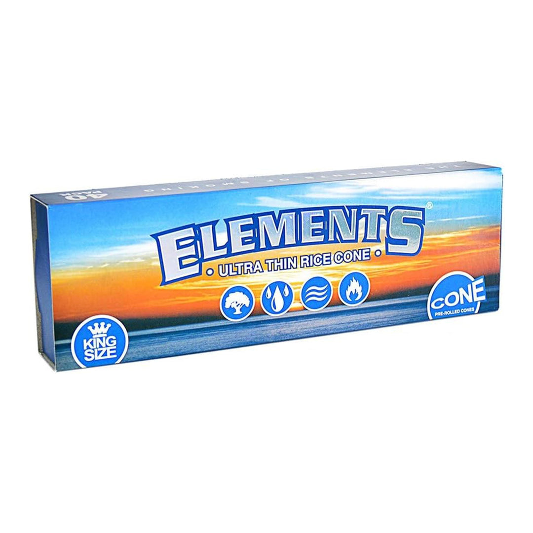 Elements Ultra Thin King Size Cones (Display of 32)