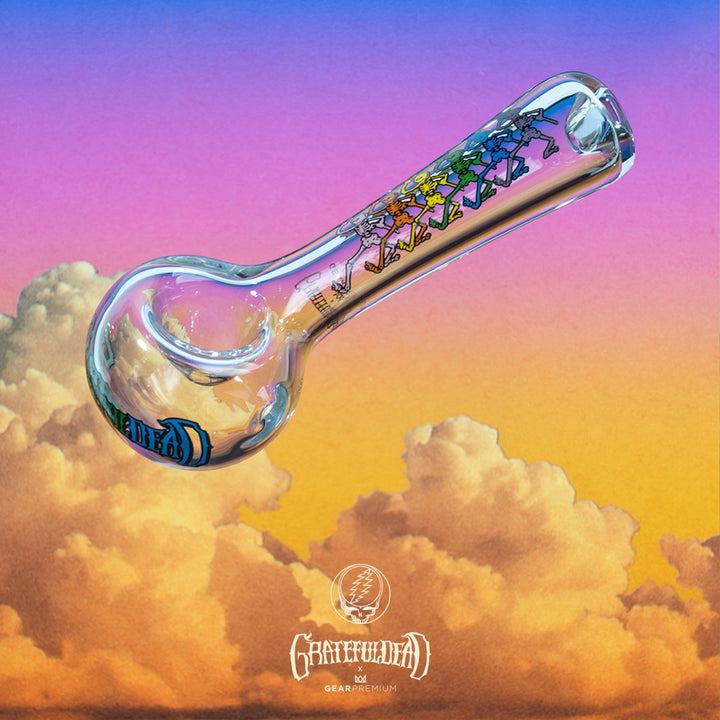Grateful Dead 4.5" Dancing Skeletons Spoon Hand Pipe