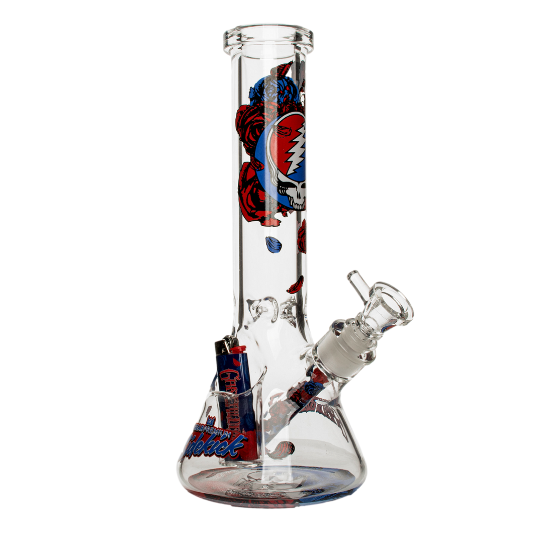 Gear Premium 12" 7mm Thick Steal Your Face Sidekick Bong (Limited Edition of 420)