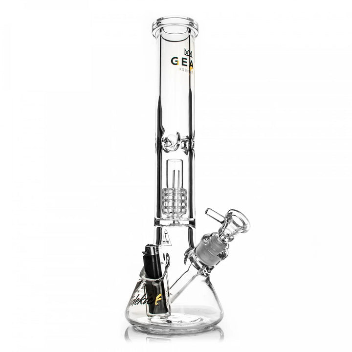 Gear Premium 15.5" 7mm Thick Sidekick Dual Chamber Beaker Base Bong