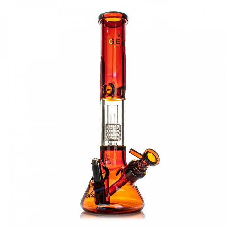 Gear Premium 15.5" 7mm Thick Sidekick Dual Chamber Beaker Base Bong