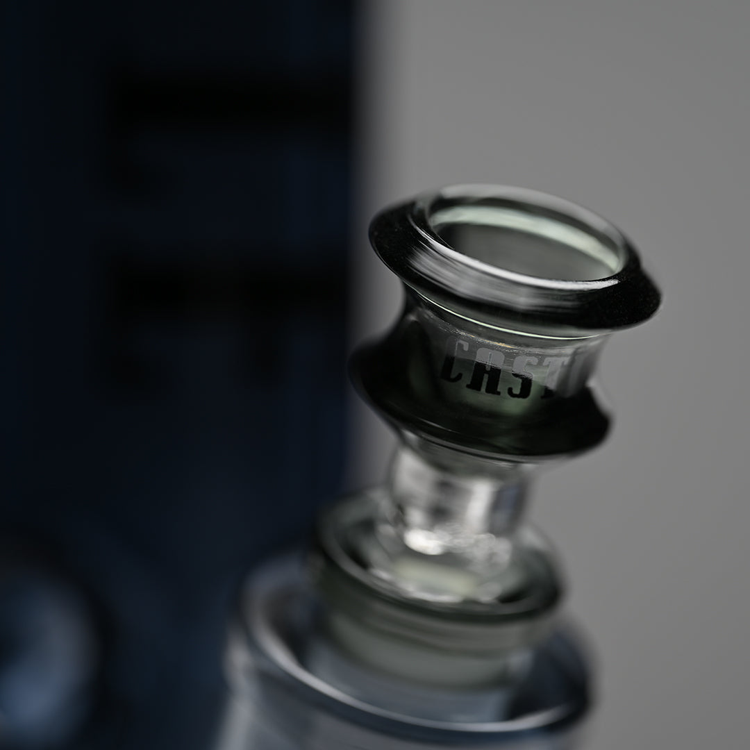 Castle Glass Works 14 Inch Luxe Electroplated Beaker Bong – 7mm Heavy Duty Glass