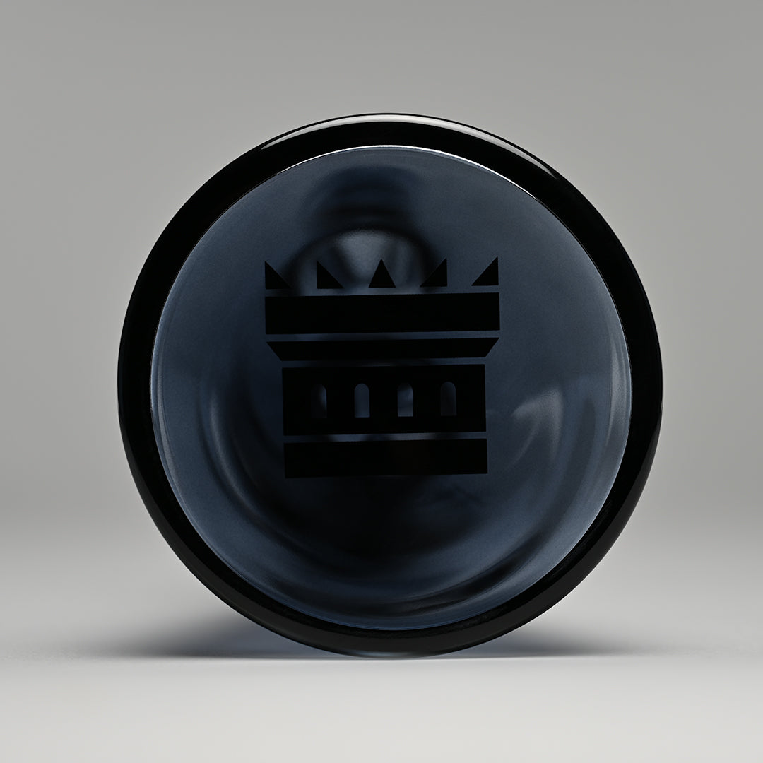 Castle Glass Works 14 Inch Luxe Electroplated Beaker Bong – 7mm Heavy Duty Glass