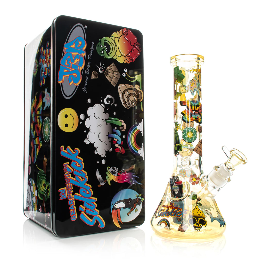 Jerome Baker 12" 7mm Thick Jerome Baker Sidekick Bong