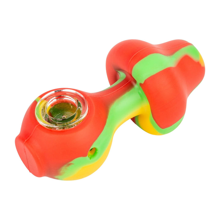 Lit Silicone 4" Mushroom Hand Pipe
