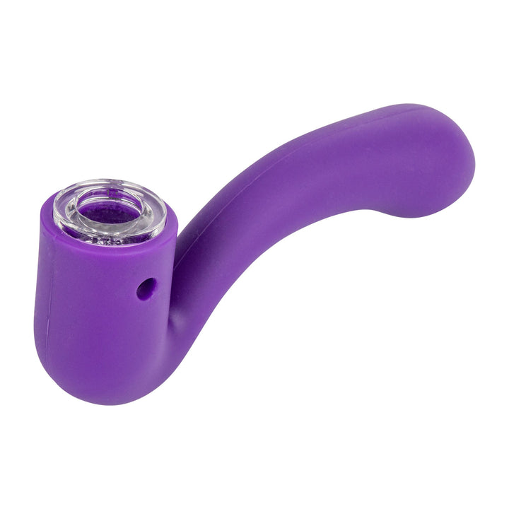 Lit Silicone 5" Sherlock Weed Pipe