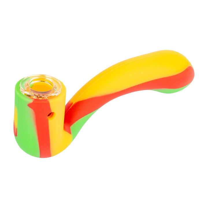 Lit Silicone 5" Sherlock Weed Pipe