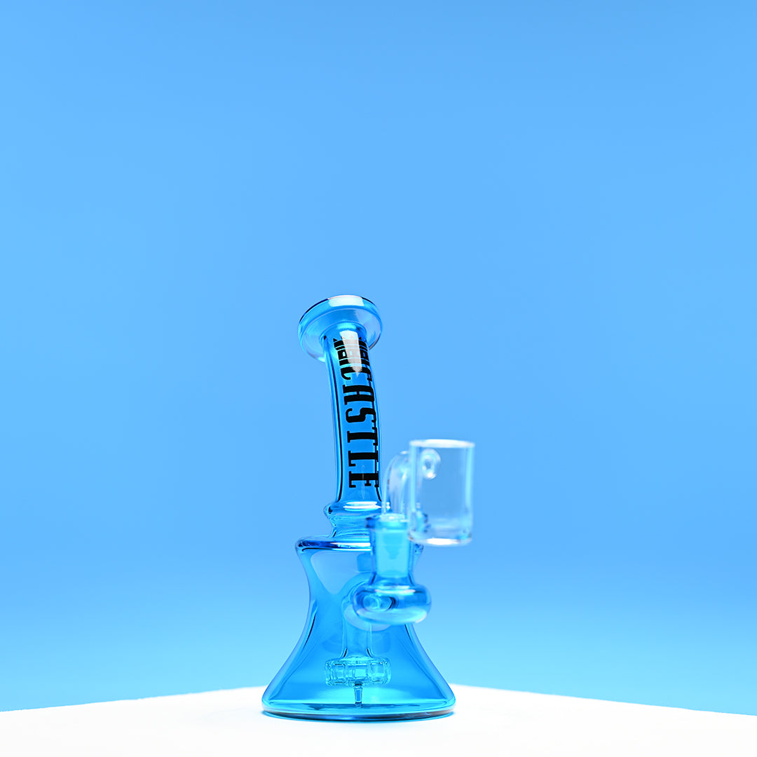 Castle Glass Works Mini Electroplated 7 Inch Dab Rig
