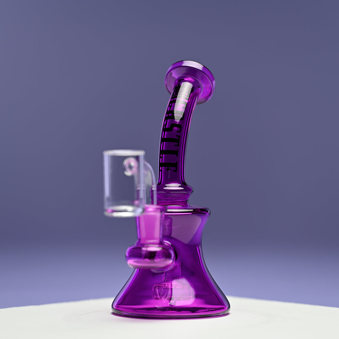 Castle Glass Works Mini Electroplated 7 Inch Dab Rig