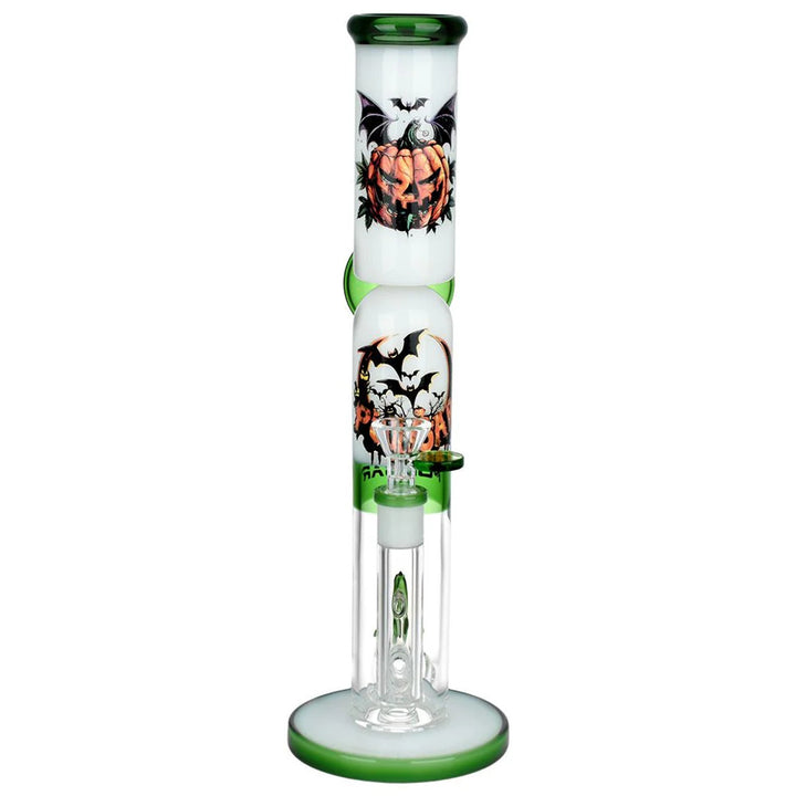 Pulsar 13 Inch Double Stacked Halloween Glass Bong with UFO Perc