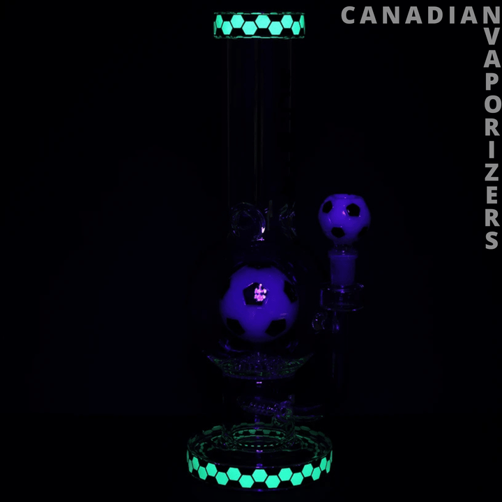 Pulsar Soccer Celebration Bubble Base Glass Bong