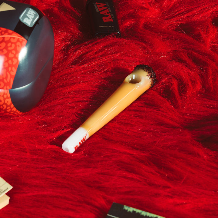 Raw 5" Cone Hand Pipe in Collectible Tin