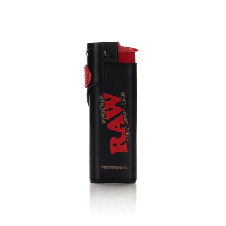 Raw 12" 7mm Thick Black Sidekick Bong