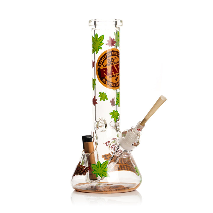 Raw 12" 7mm Thick 20th Anniversary Sidekick Bong