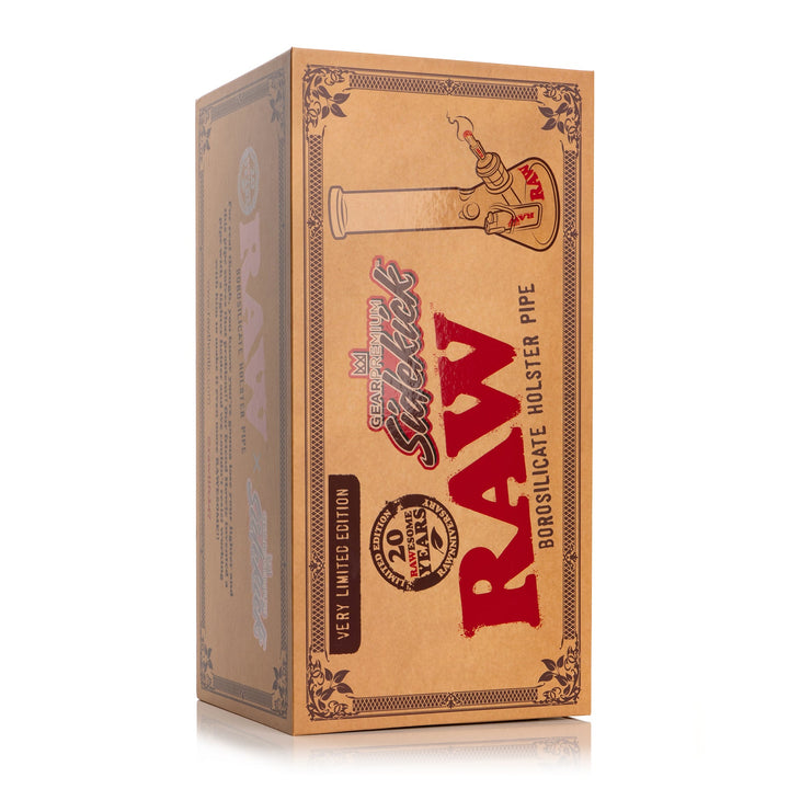 Raw 12" 7mm Thick 20th Anniversary Sidekick Bong