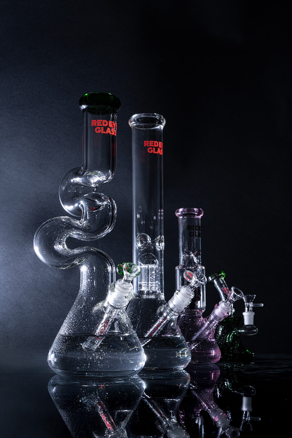 Red Eye Glass 5" I-Yah Bubbler