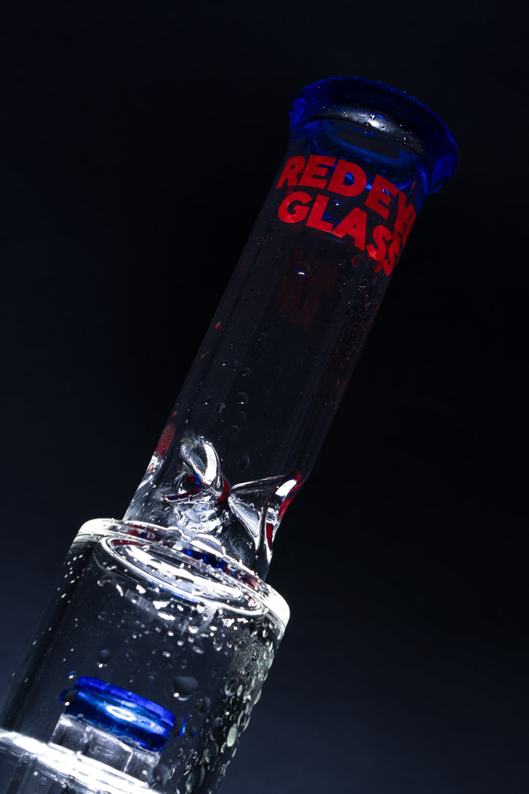 Red Eye Glass 12" Dodecagon Bong