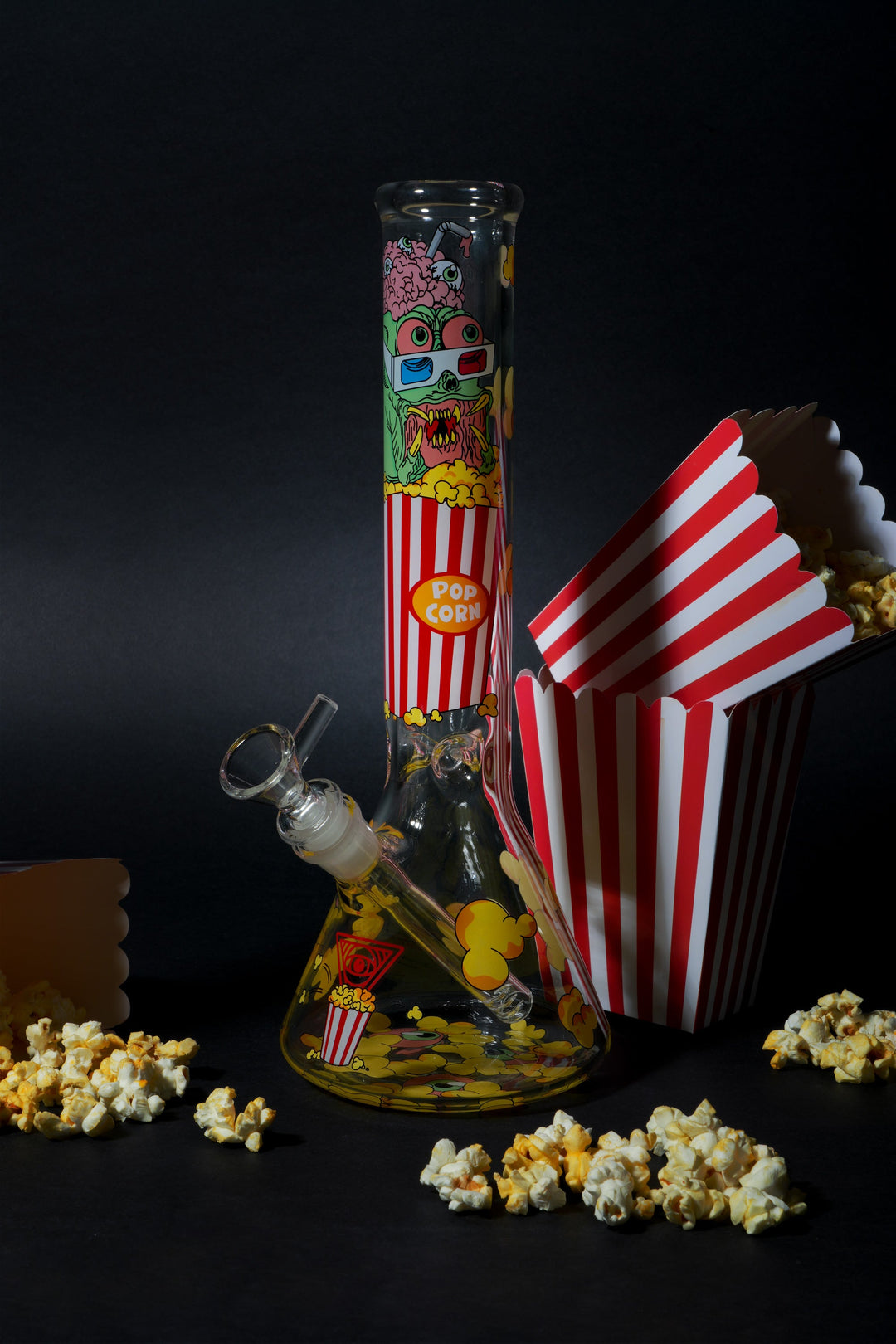 Red Eye Glass 10" Movie Night Bong
