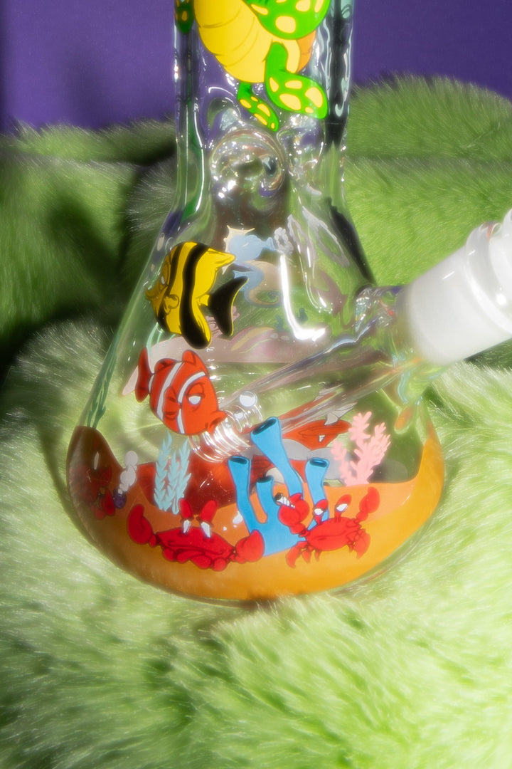 Red Eye Glass 15" Reefer Madness Bong