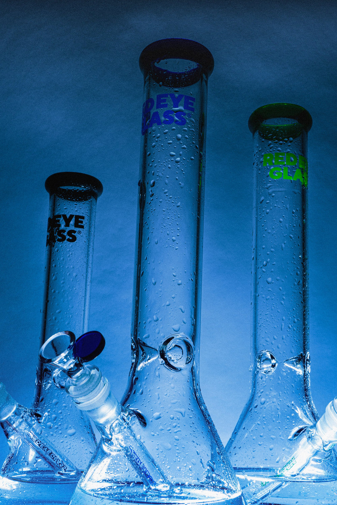 Red Eye Glass 12" Beaker Base Bong