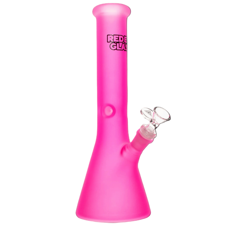 Red Eye Glass 10" & 12" Frosted Beaker Base Bong