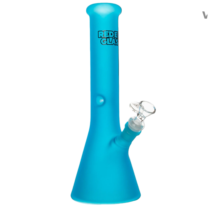 Red Eye Glass 10" & 12" Frosted Beaker Base Bong