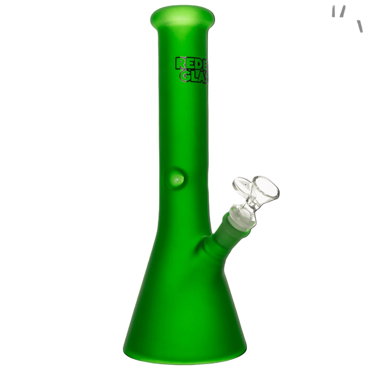 Red Eye Glass 10" & 12" Frosted Beaker Base Bong
