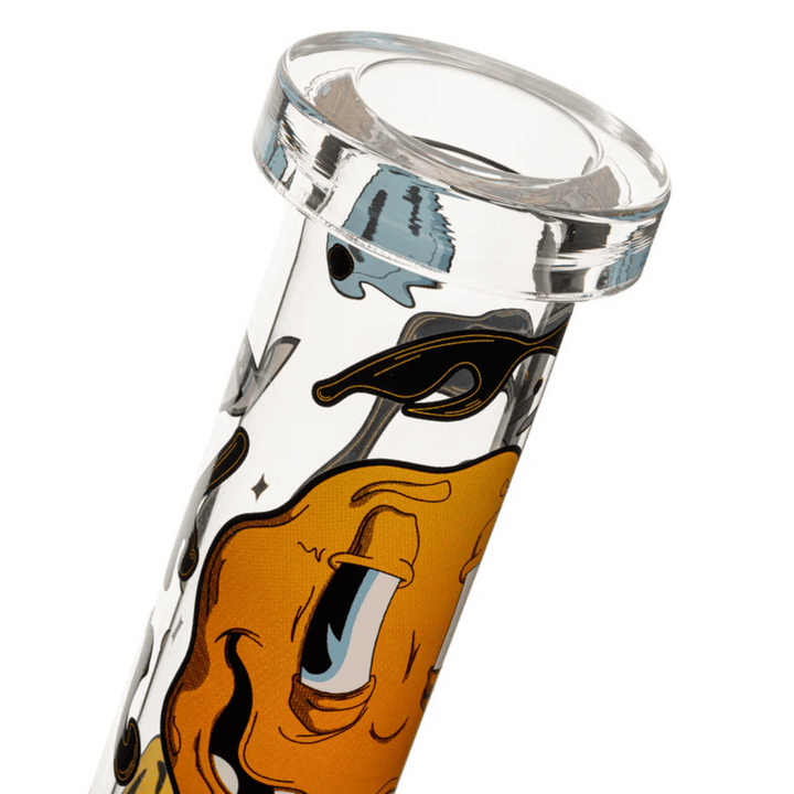 Red Eye Glass 10" & 12" Smiley Face Bong