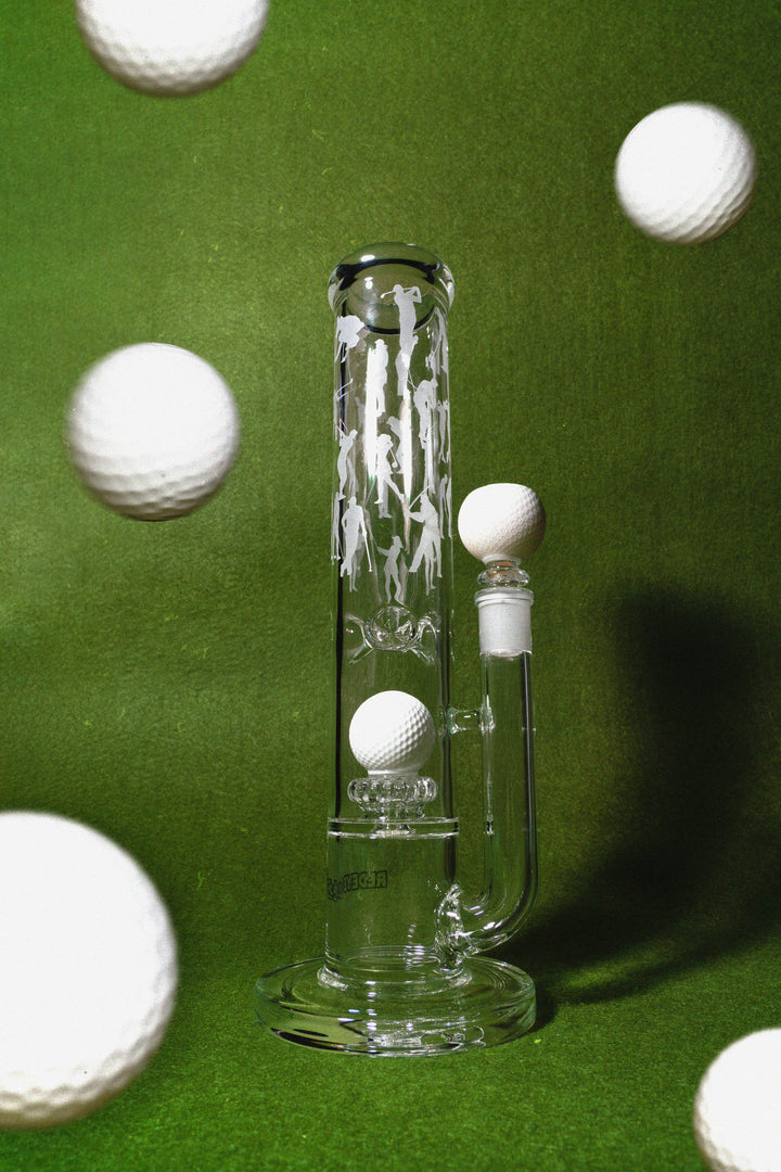 Red Eye Glass 12" Hole-in-One Golf Bong