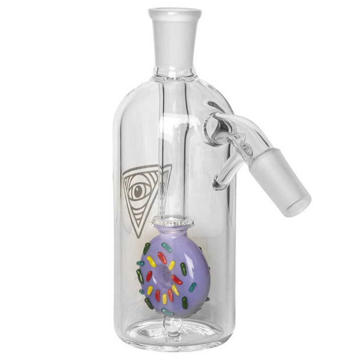 Red Eye Glass 14mm 45 Degree Donut Ash Catcher