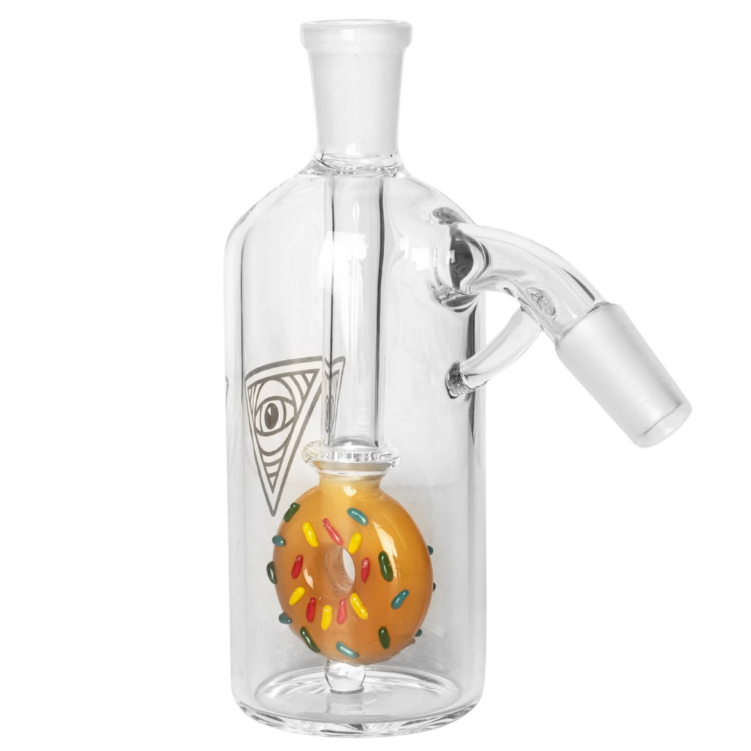 Red Eye Glass 14mm 45 Degree Donut Ash Catcher