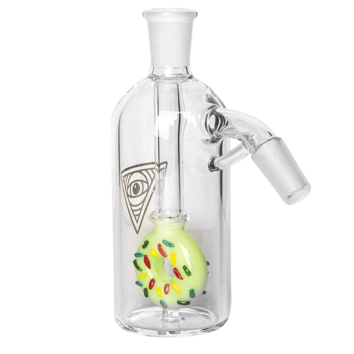 Red Eye Glass 14mm 45 Degree Donut Ash Catcher