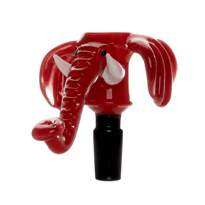 Red Eye Glass 14mm Elephant Trunk Cone Bong Bowl