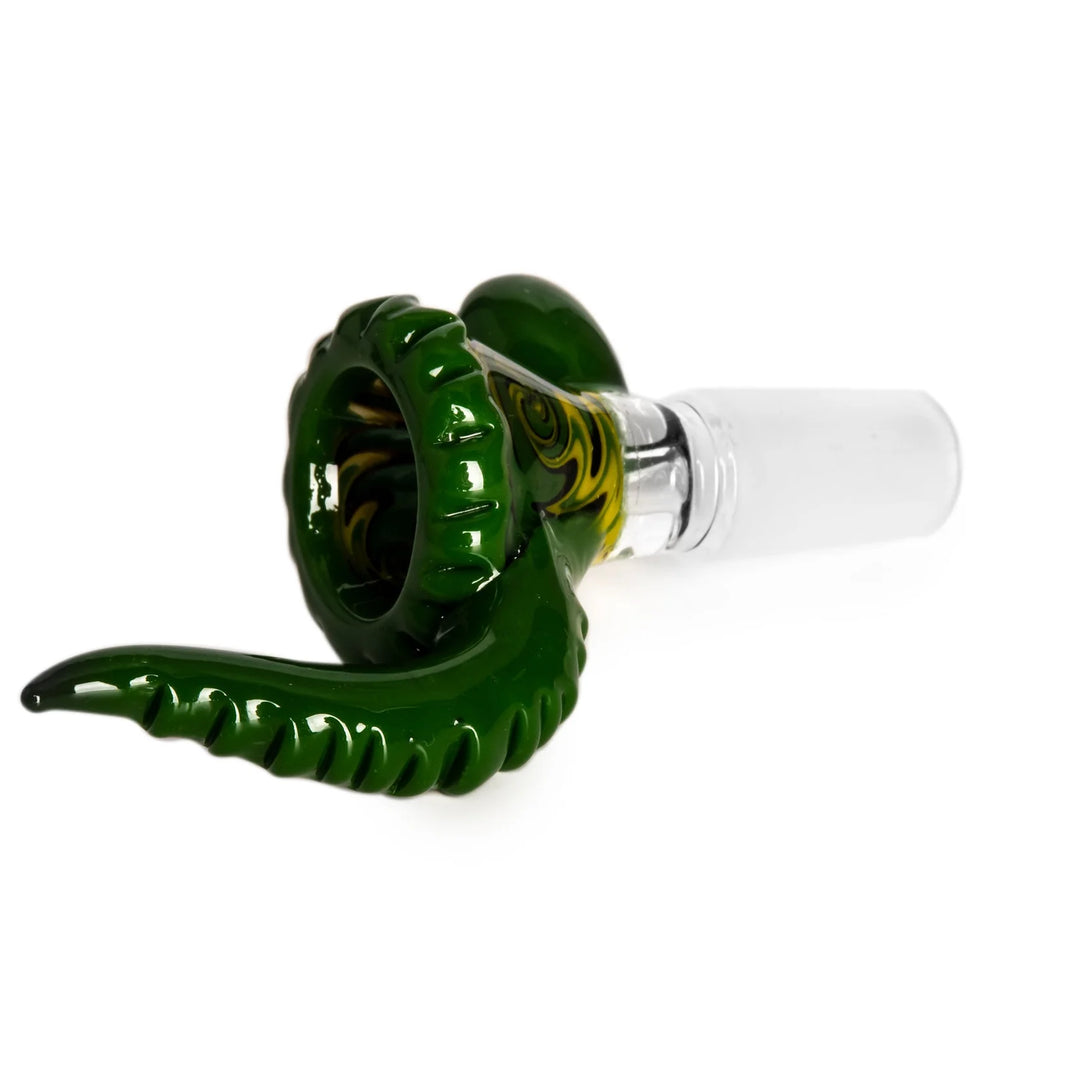 Red Eye Glass 14mm Wig-Wag Cone Pull-Out W/Marble