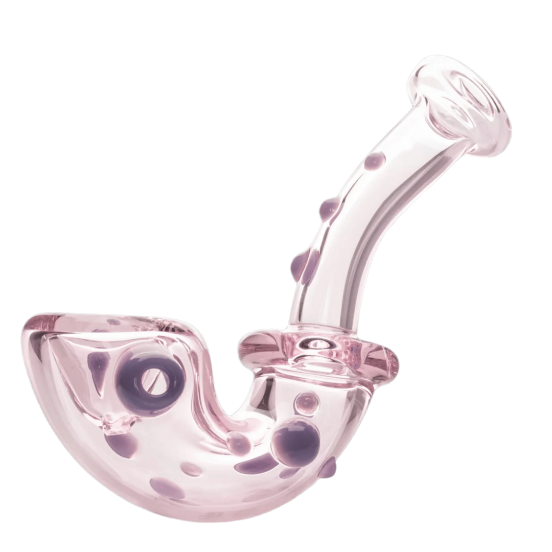 Red Eye Glass 4" Knobby Sherlock Pipe