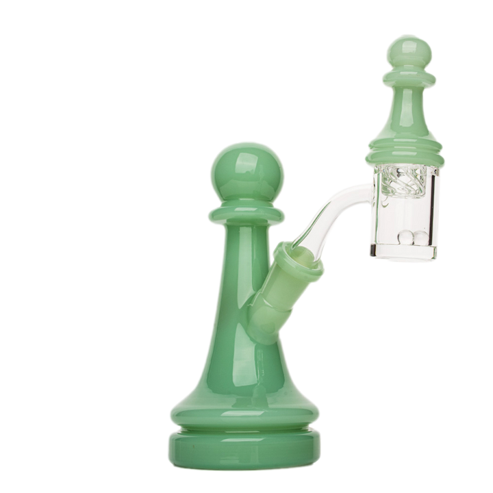 Red Eye Glass 5.75" Pawn Dab Rig Set