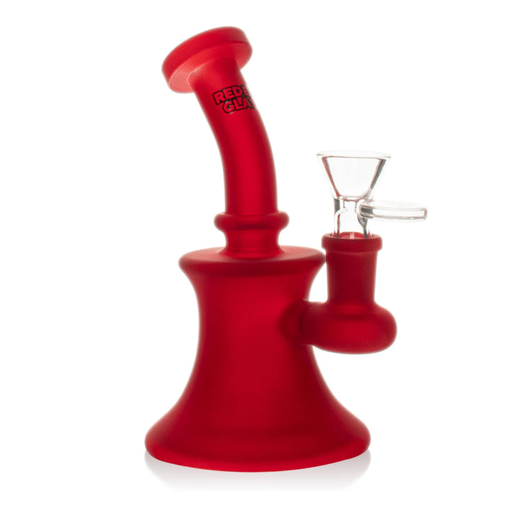 Red Eye Glass 5" Frosted Bubbler