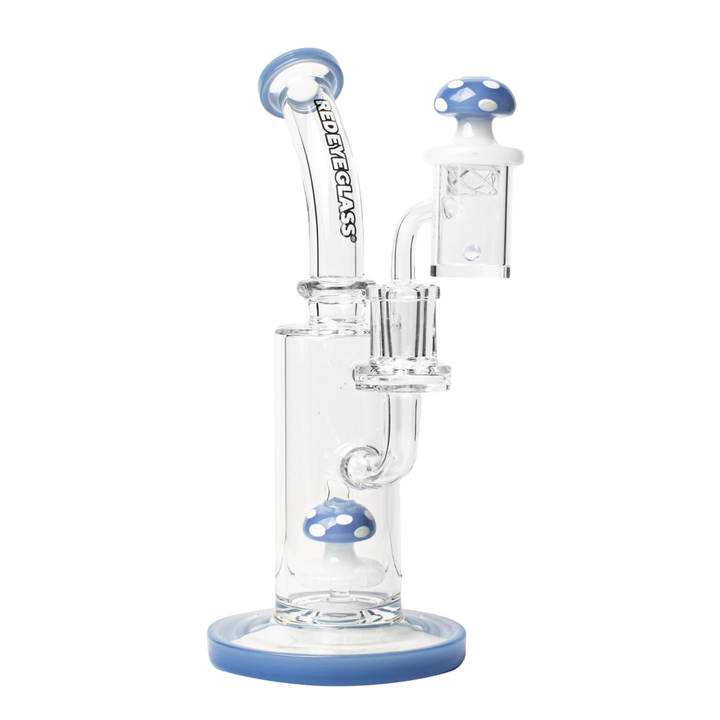 Red Eye Glass 7" Funguy Dab Rig Set