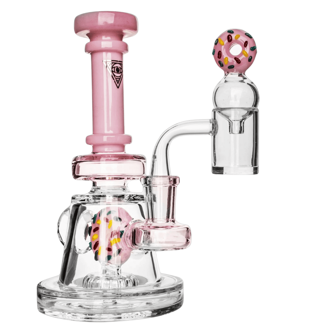 Red Eye Glass 8" Freshly Baked Dab Rig Set
