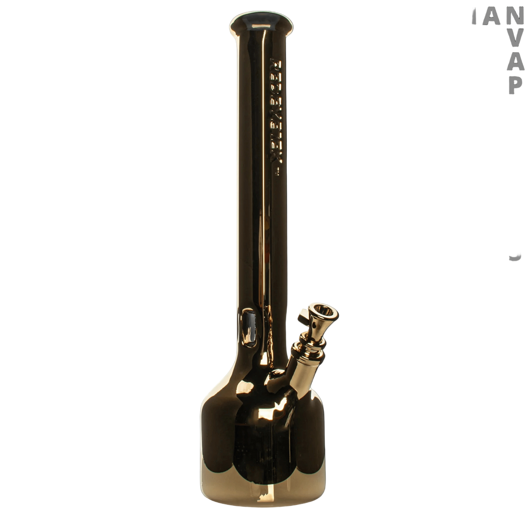 Red Eye Tek 18" 24K Gold Terminator Hex Tube Bong