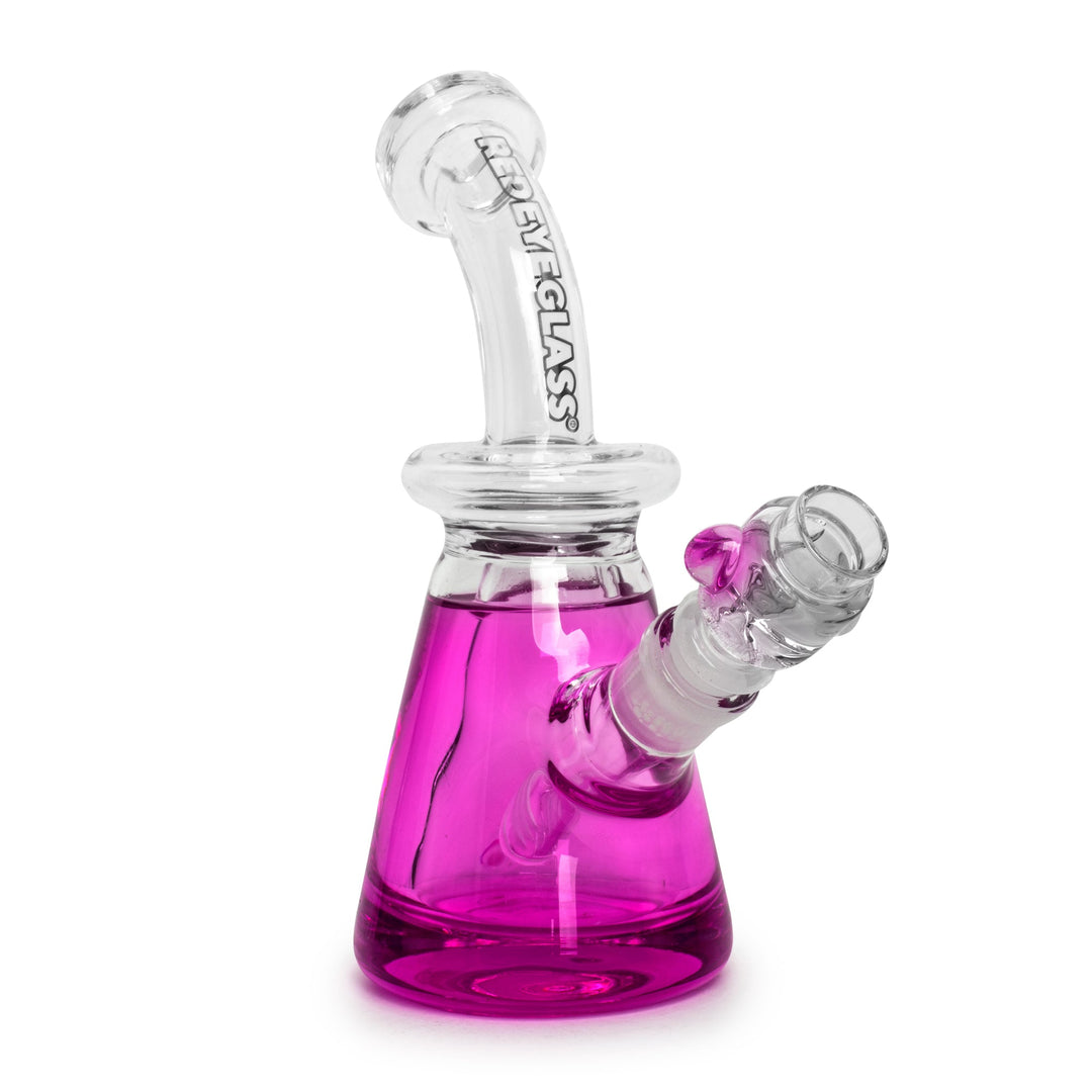 Red Eye Glass 6.5" Arctic Liquid Bubbler