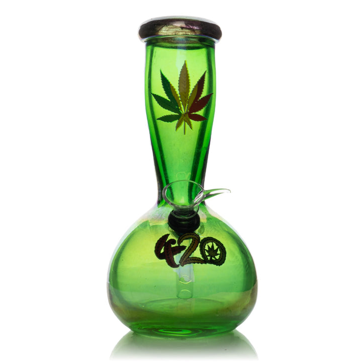 Retro Glass 8" Silvi Bong