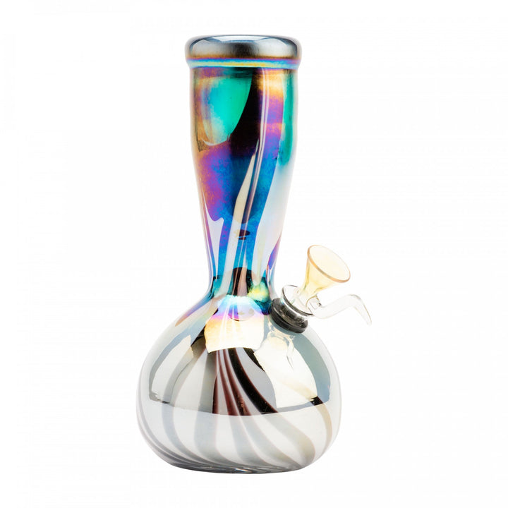 8" Platinum Metallic Aerolite Bubble Bong