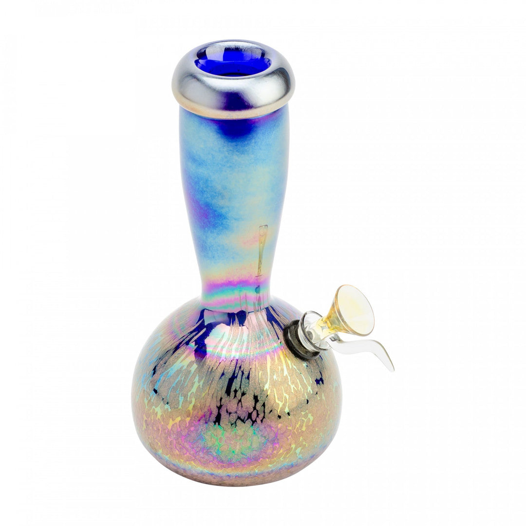 8" Platinum Metallic Aerolite Bubble Bong